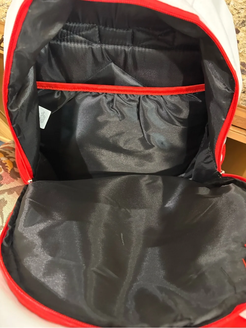 Hello Kitty White and Red Backpack with Bow Accent
